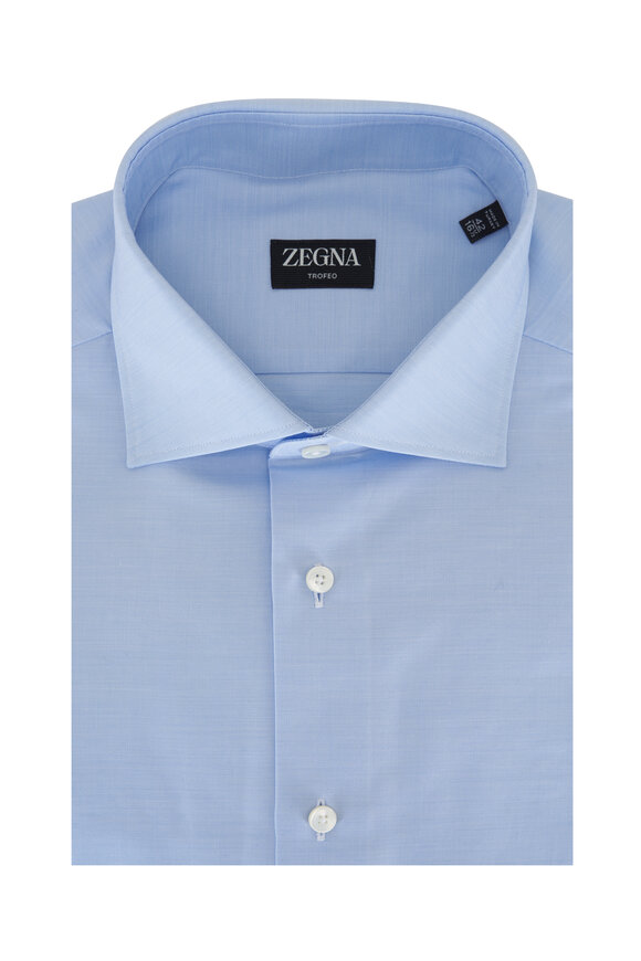 Zegna - Trofeo Light Blue Milano Dress Shirt