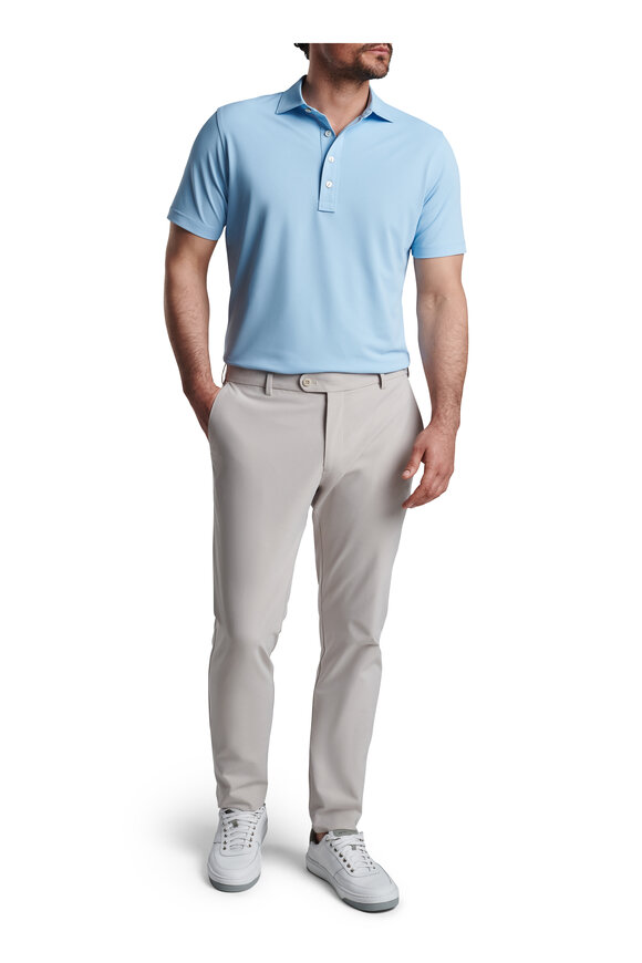 Peter Millar - Core Jubilee Stripe Performance Polo in Cottage Blue by Peter Millar, Cottage Blue / Medium