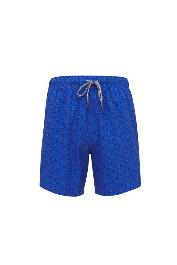 Peter Millar Turritella Crown Tide Swim Trunks