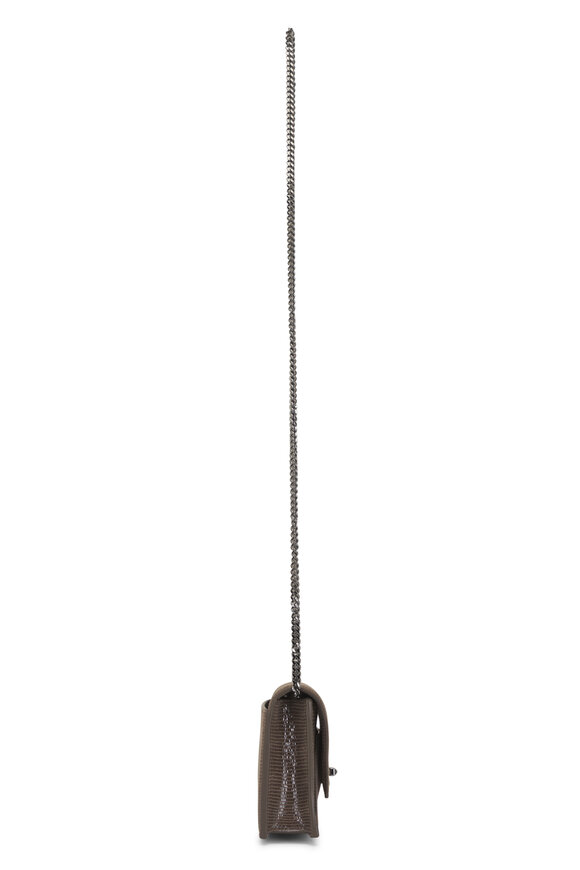 Akris Anouk Taupe Envelope Shoulder Bag - view 4