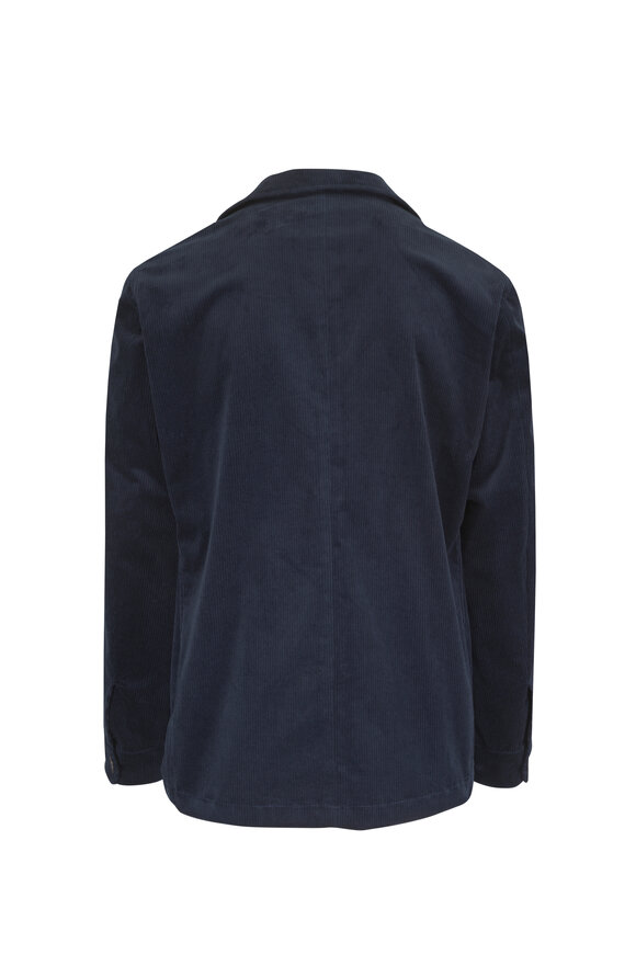 Atelier Munro Dark Blue Corduroy Jacket - view 2