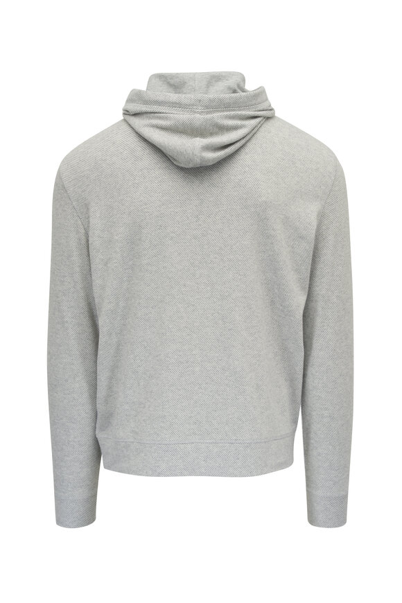 Faherty Brand - Legend Fossil Gray Twill Hoodie