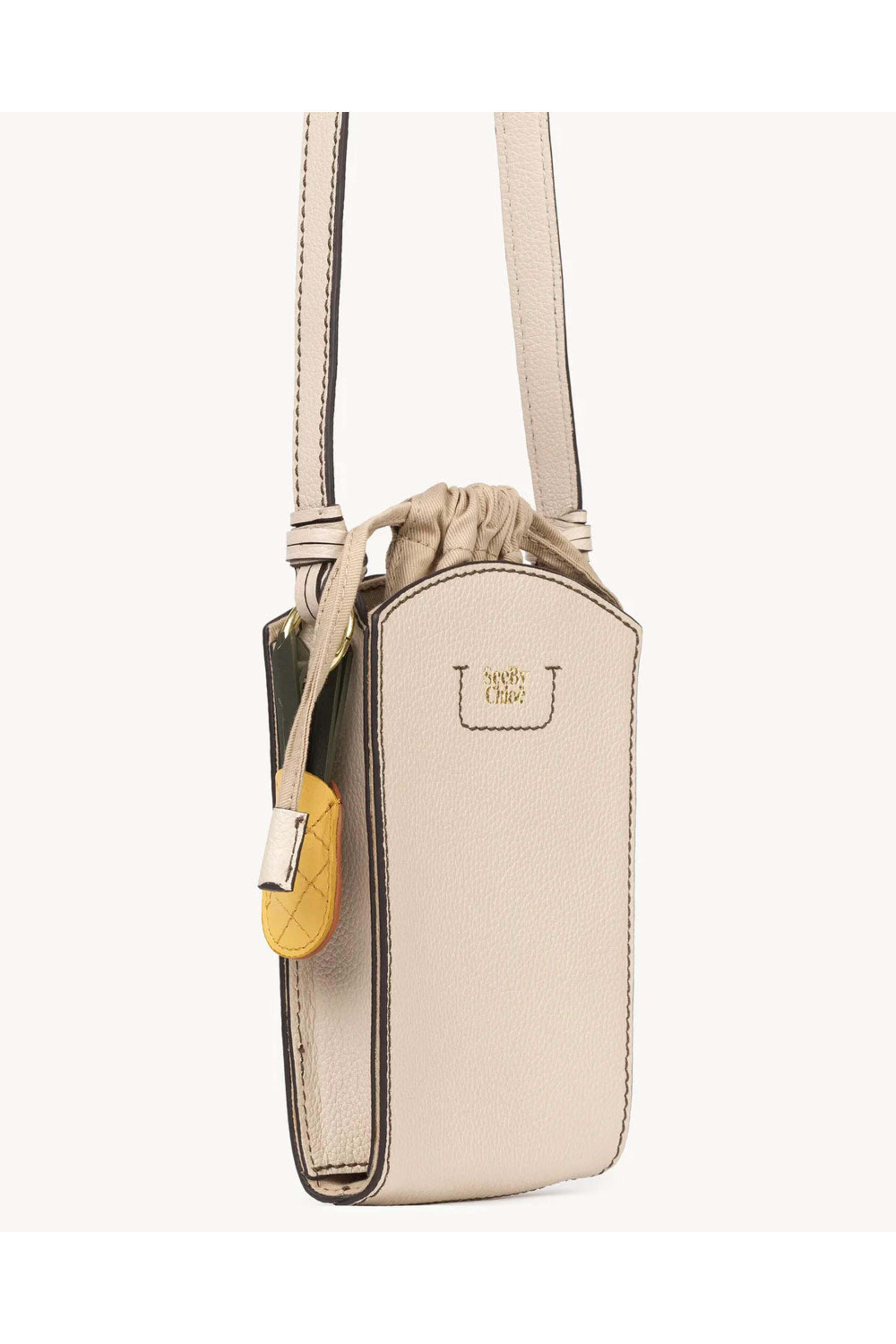 See by Chloé - Cecilya Vertical Pouch in Cement Beige