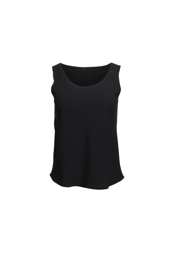 Peter Cohen Suit Black Techno Crepe Tank