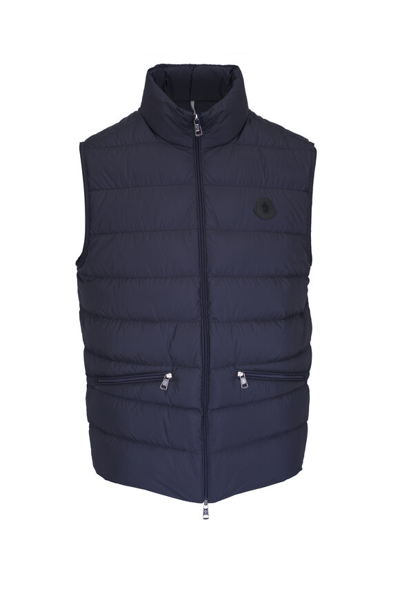 Moncler Treompan Midnight Navy Down Vest