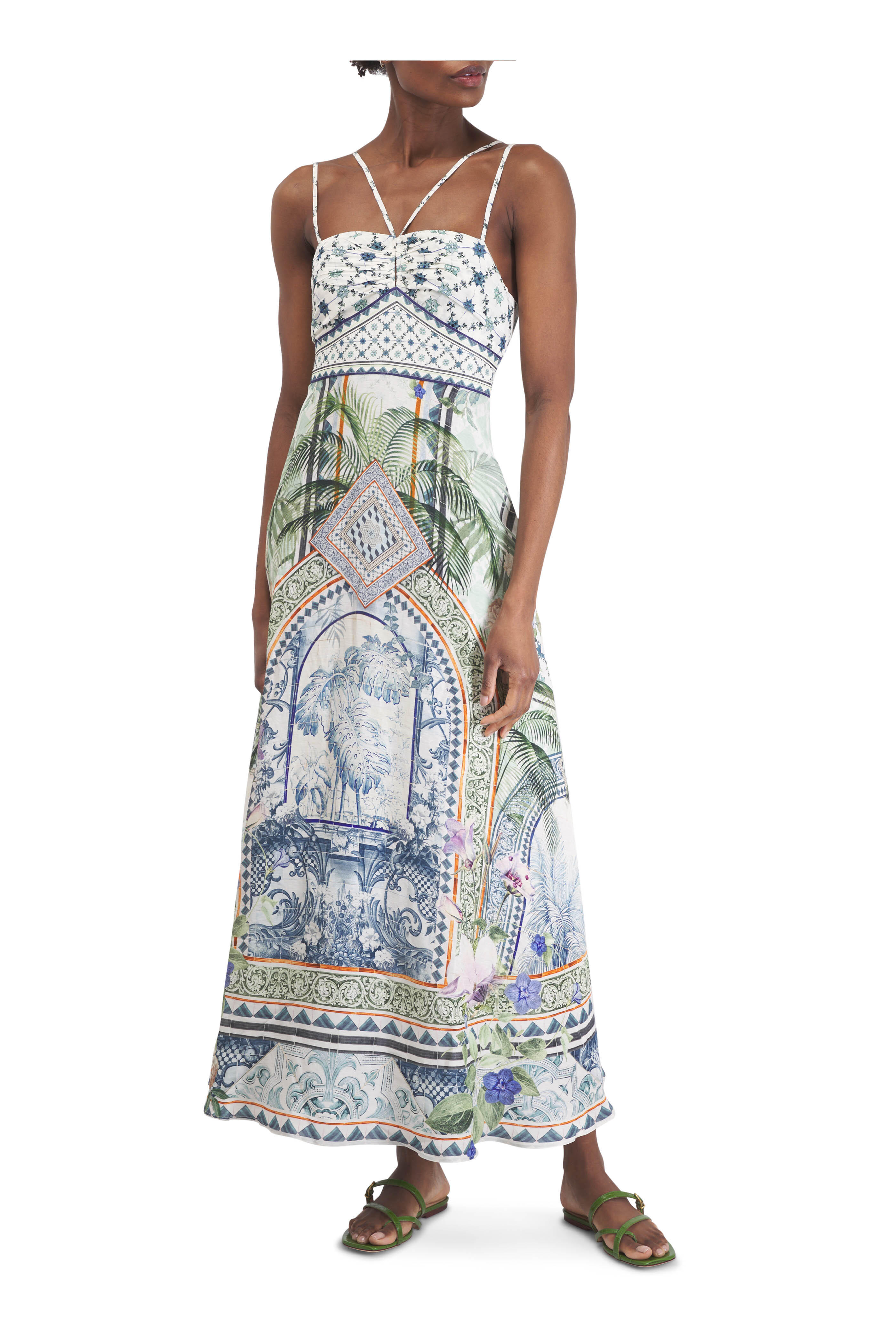 Camilla - Jardim Party Strap Detail Dress