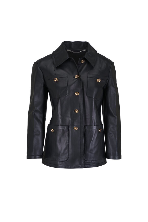 Dolce & Gabbana - Turlington Black & Red Rose Print Jersey Blazer