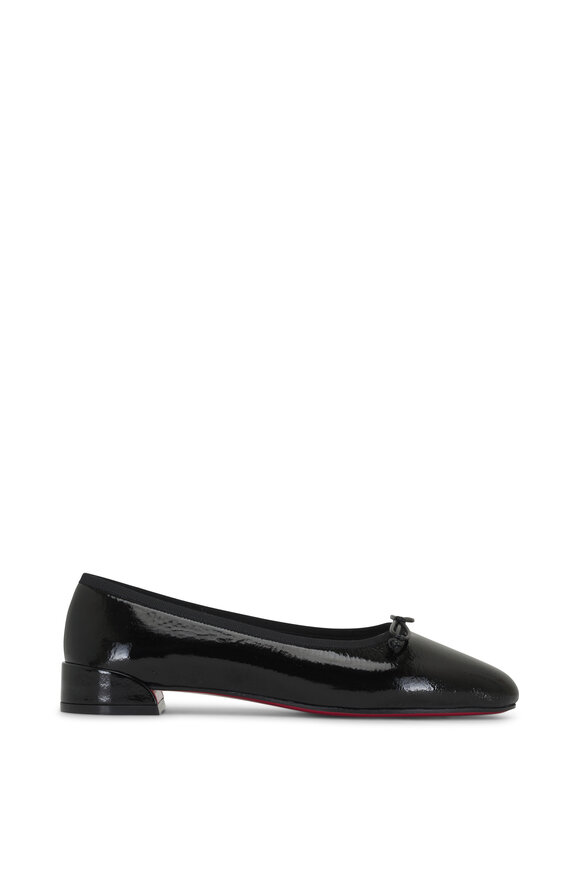 Christian Louboutin - Sweetie Jane Black Patent Leather Flat