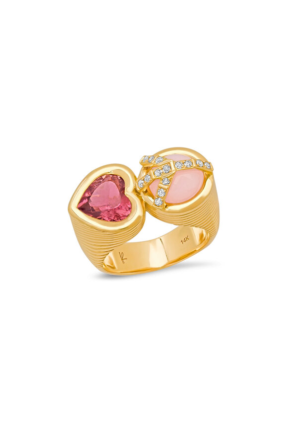 Spinelli Kilcollin - 18K Yellow Gold Five Link Vela Ring
