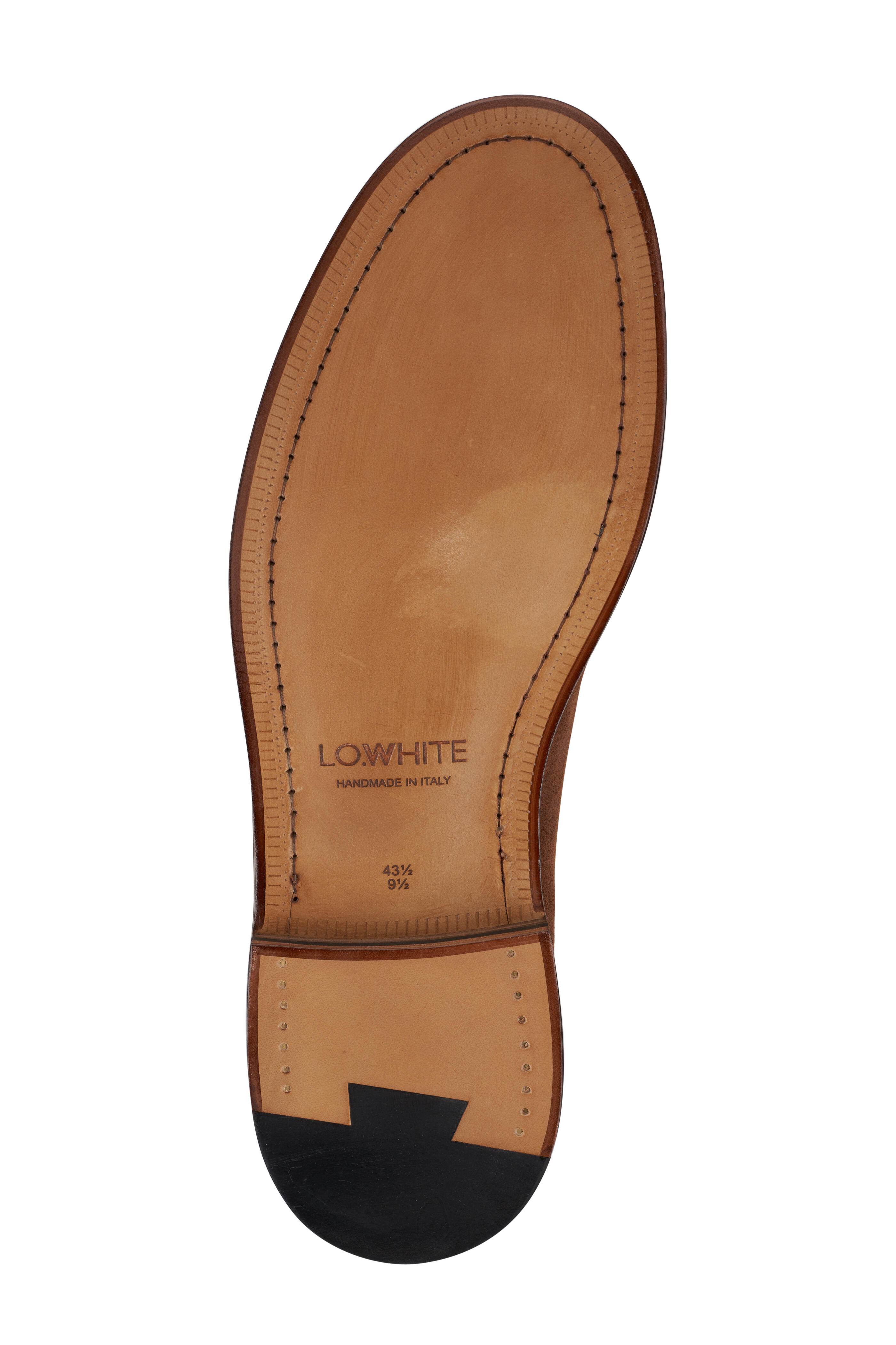 Lowhite - Suede Brown Lace Up Loafer