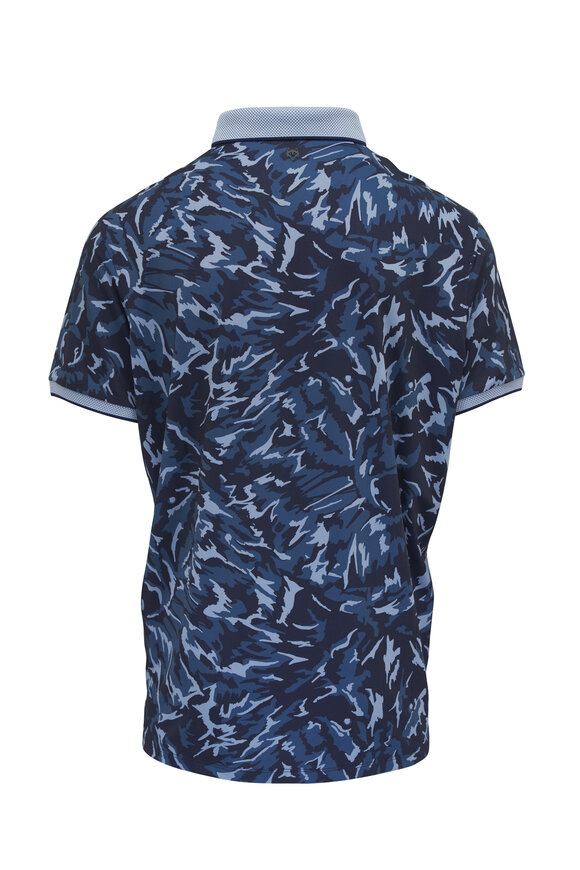 Greyson - Fjord Blue Midas Wolf Camo Polo