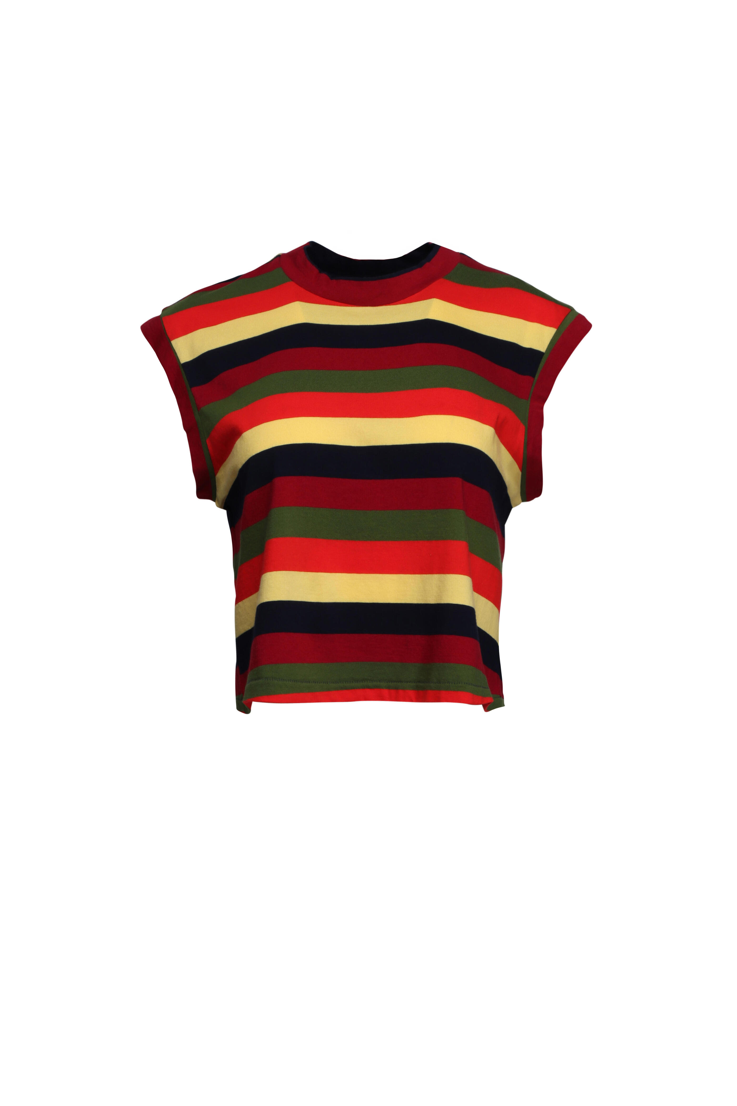 The Great - Square Playa Stripe Tee