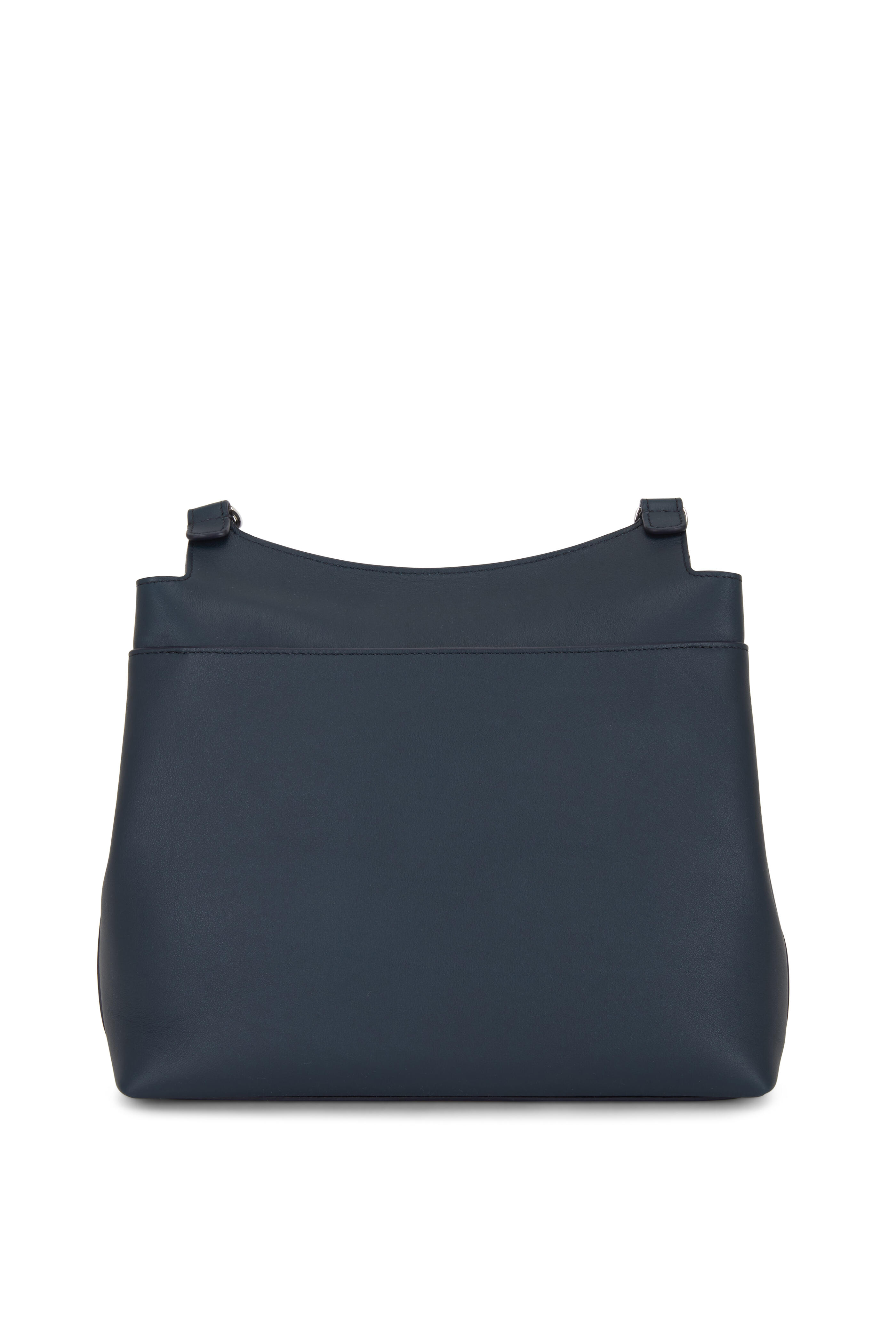 The Row - Sideby Teal Leather Crossbody Bag