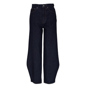 ☆韓国の人気☆【TOTEME】☆BARREL LEG DENIM PANTS☆ Toteme + High-Rise Barrel-Leg Jeans
