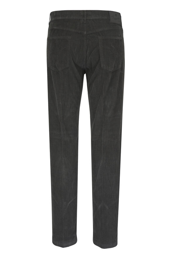 Marco Pescarolo Nerano Olive Green Corduroy Five Pocket Pant - view 3
