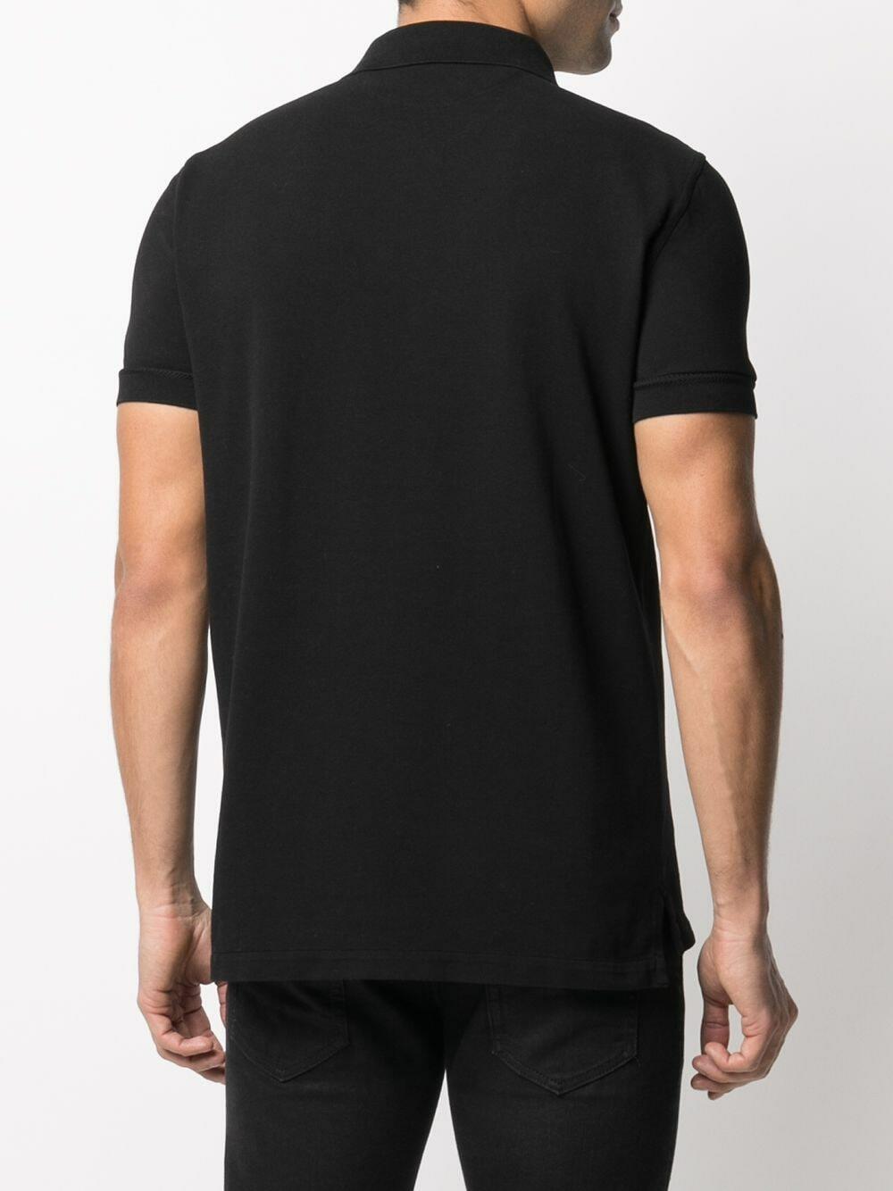 Tom Ford - Black Short Sleeve Piqué Tennis Polo