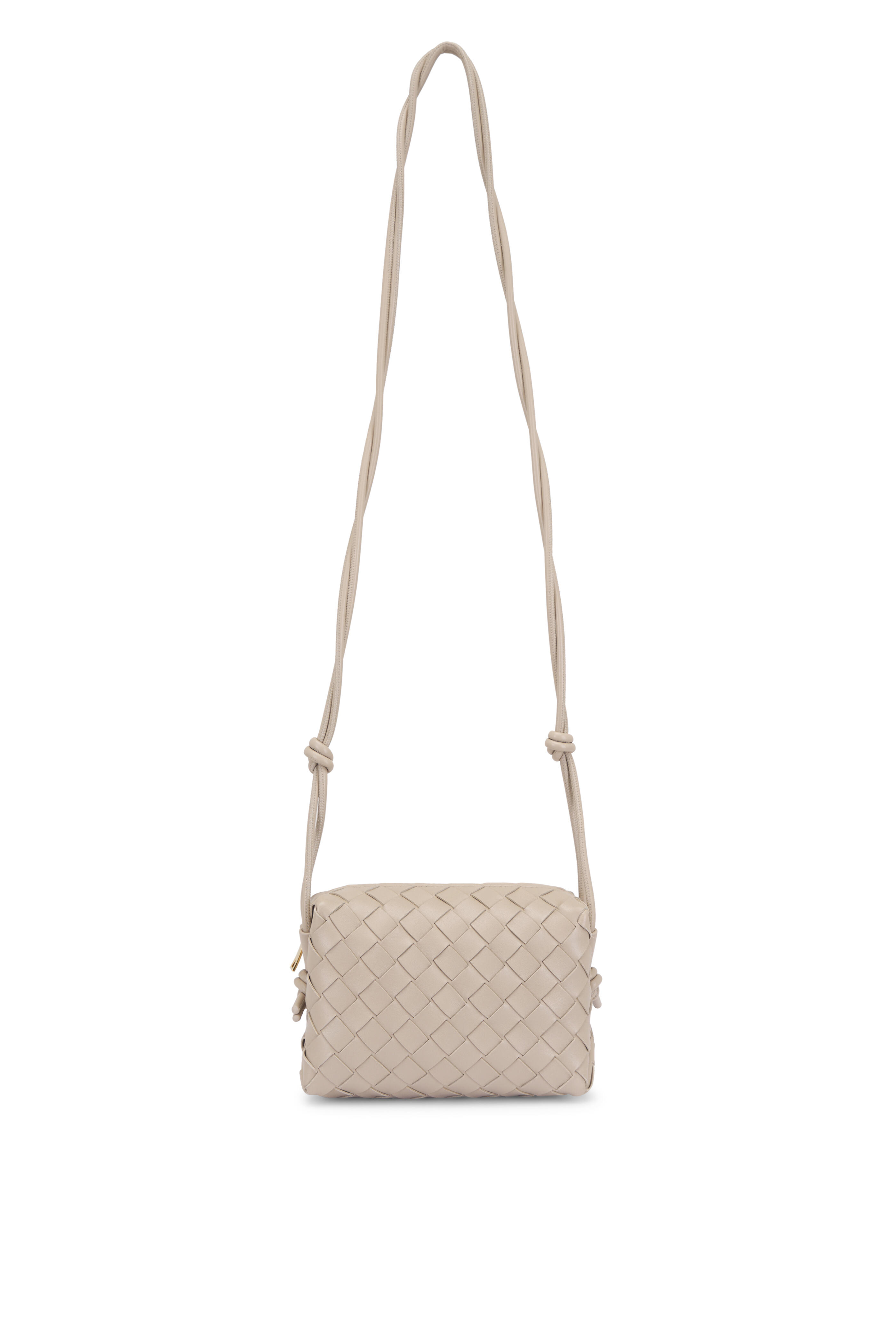 Bottega Veneta - Mini Loop Tan Intrecciato Leather Bag
