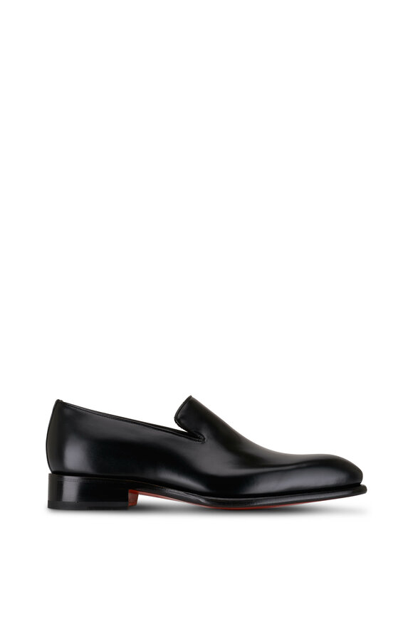 Santoni Black Paloma Dress Loafer - view 2