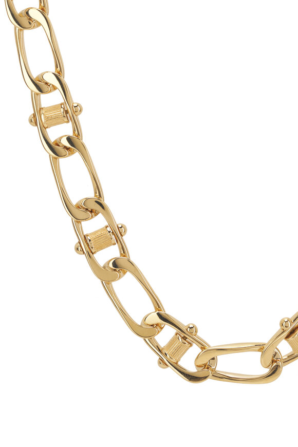 Foundrae - Pierced Curb Chain Necklace