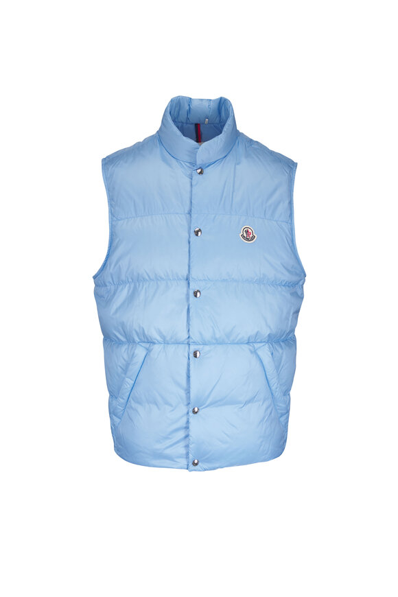 Moncler Tuquerouye Light Blue Down Vest - view 1