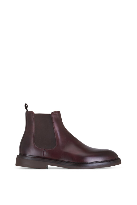 Brunello Cucinelli - Cocoa Leather Chelsea Boot