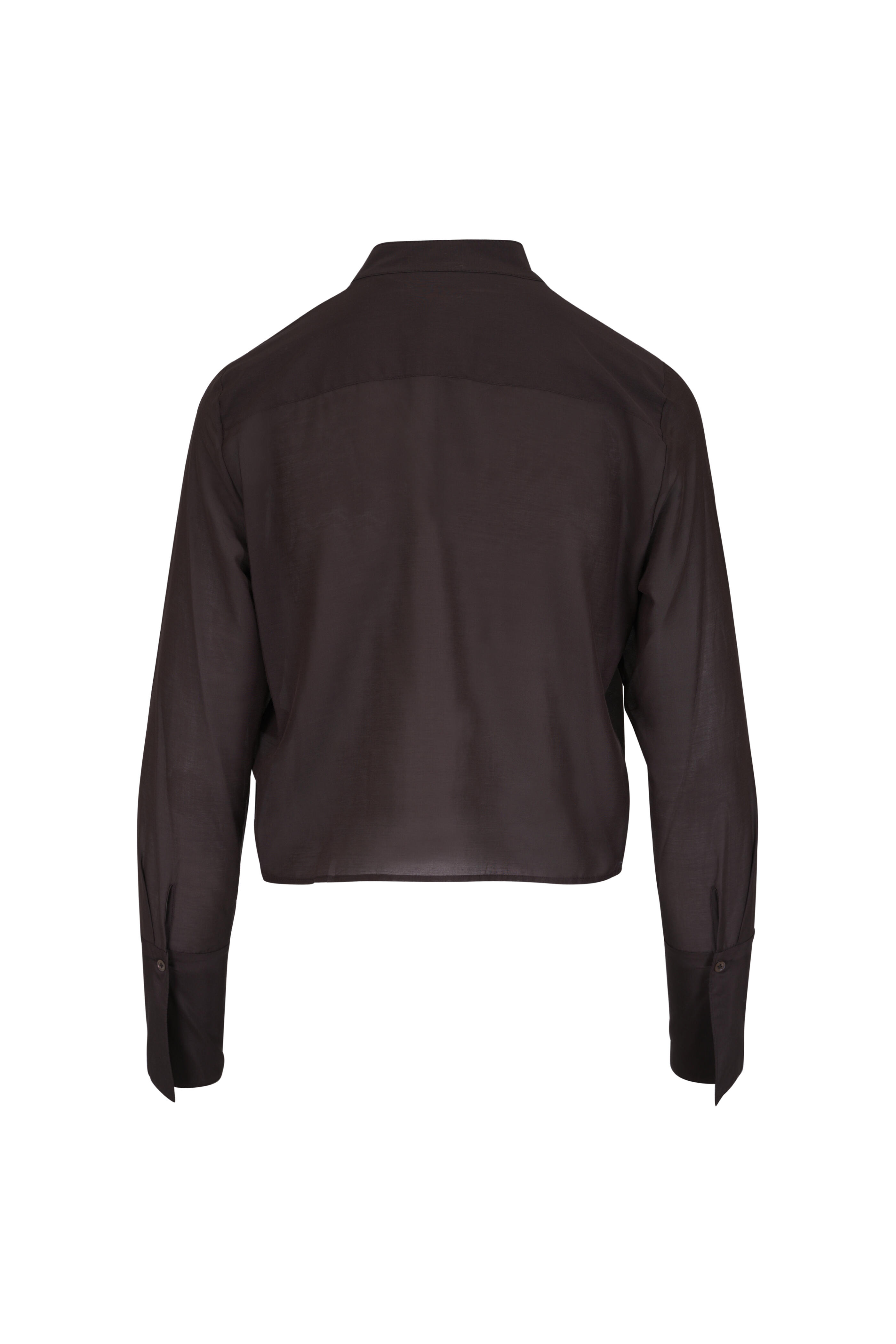 TWP - Patti Brown Ruffle Blouse - view 2