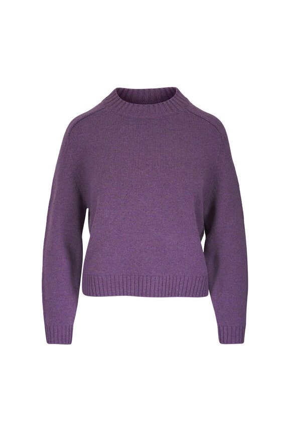 TWP New Jill Purple Cashmere Crewneck Sweater - view 1