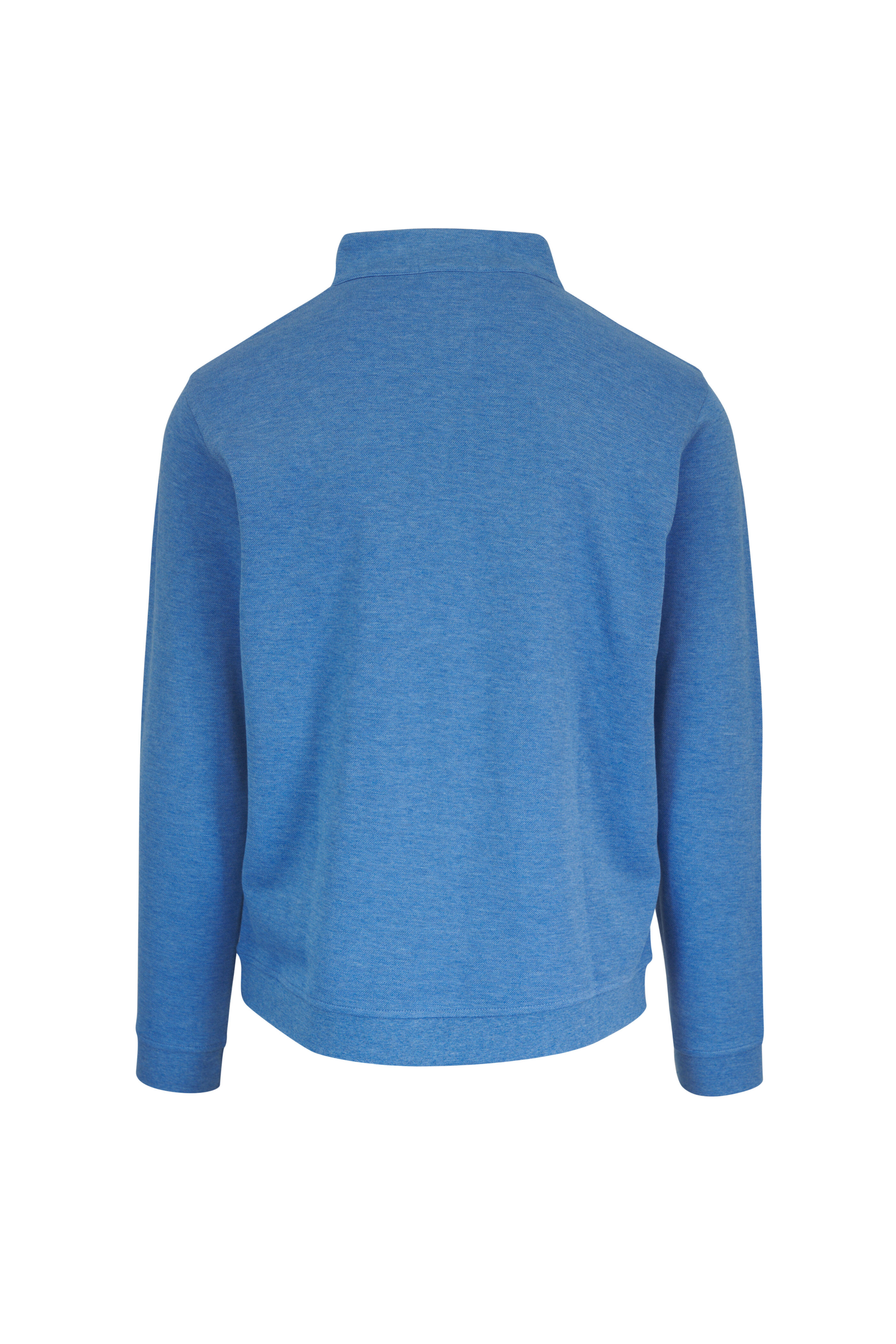 Peter Millar - Crown Comfort Evening Tide Quarter Zip Pullover - view 4