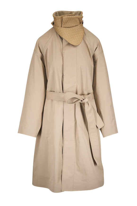 Bottega Veneta Sahara Cotton Trench Coat - view 1