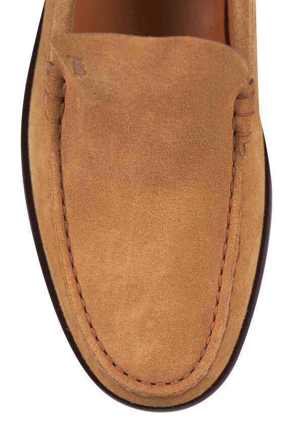 Tod's Gomma Ginger Suede Loafer - view 5