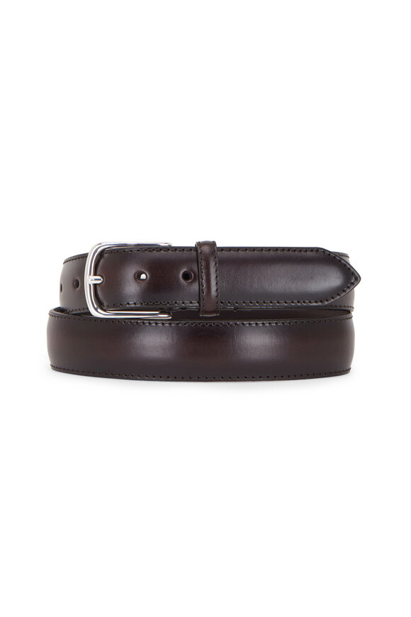 Anderson's Braided Leather Belt: Dark Brown – Trunk Clothiers US