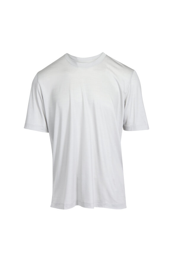 Marco Pescarolo Beige Wool Jersey T-Shirt