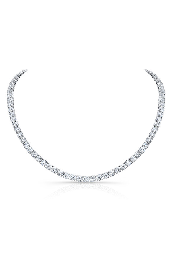 Rahaminov - 37.81CT Diamond Rivière Necklace 