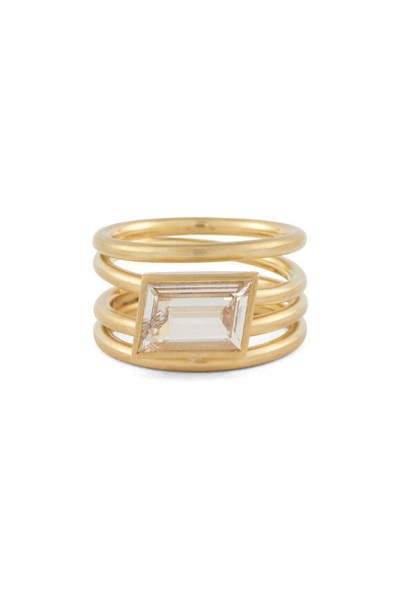 Sylva & Cie - Diamond Spiral Ring