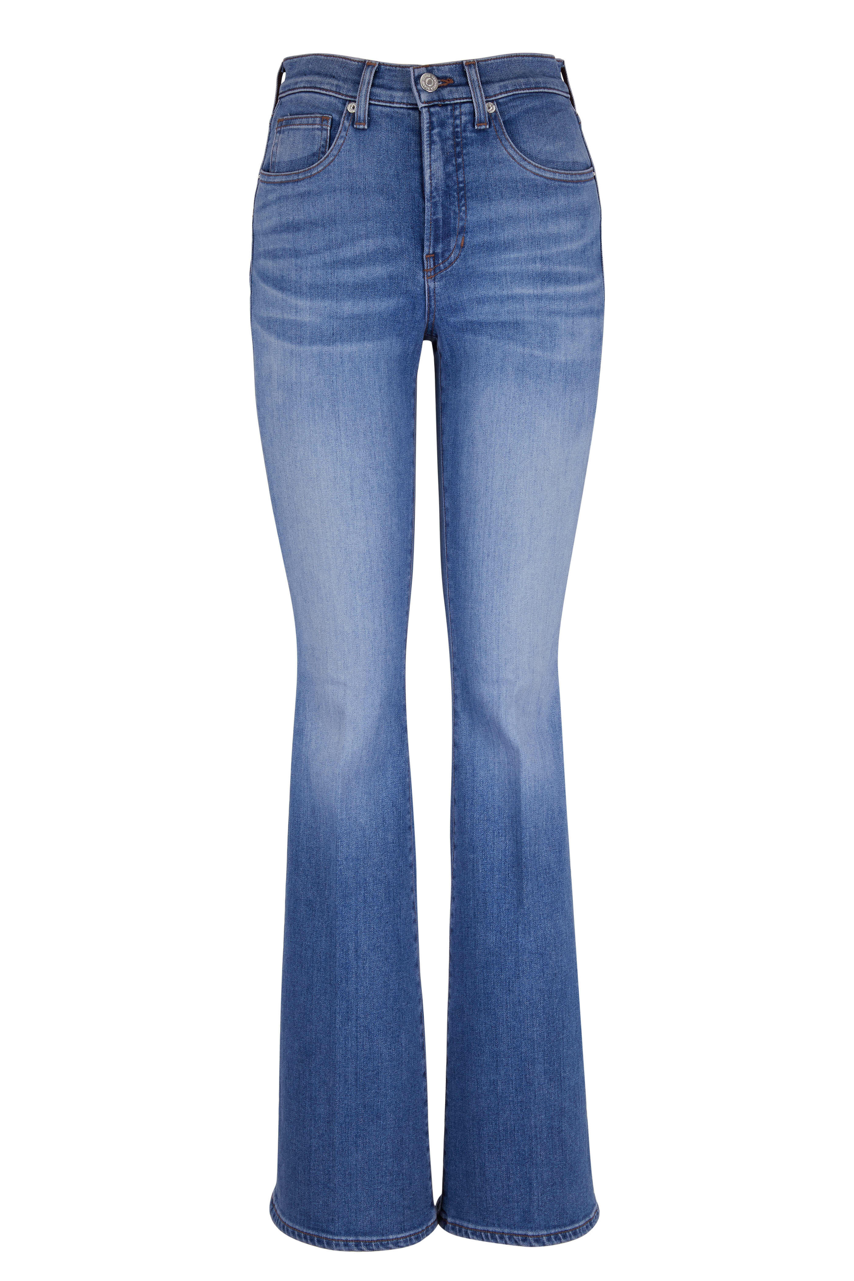 Veronica Beard - Beverly Sedna High-Rise Skinny Flare Jean