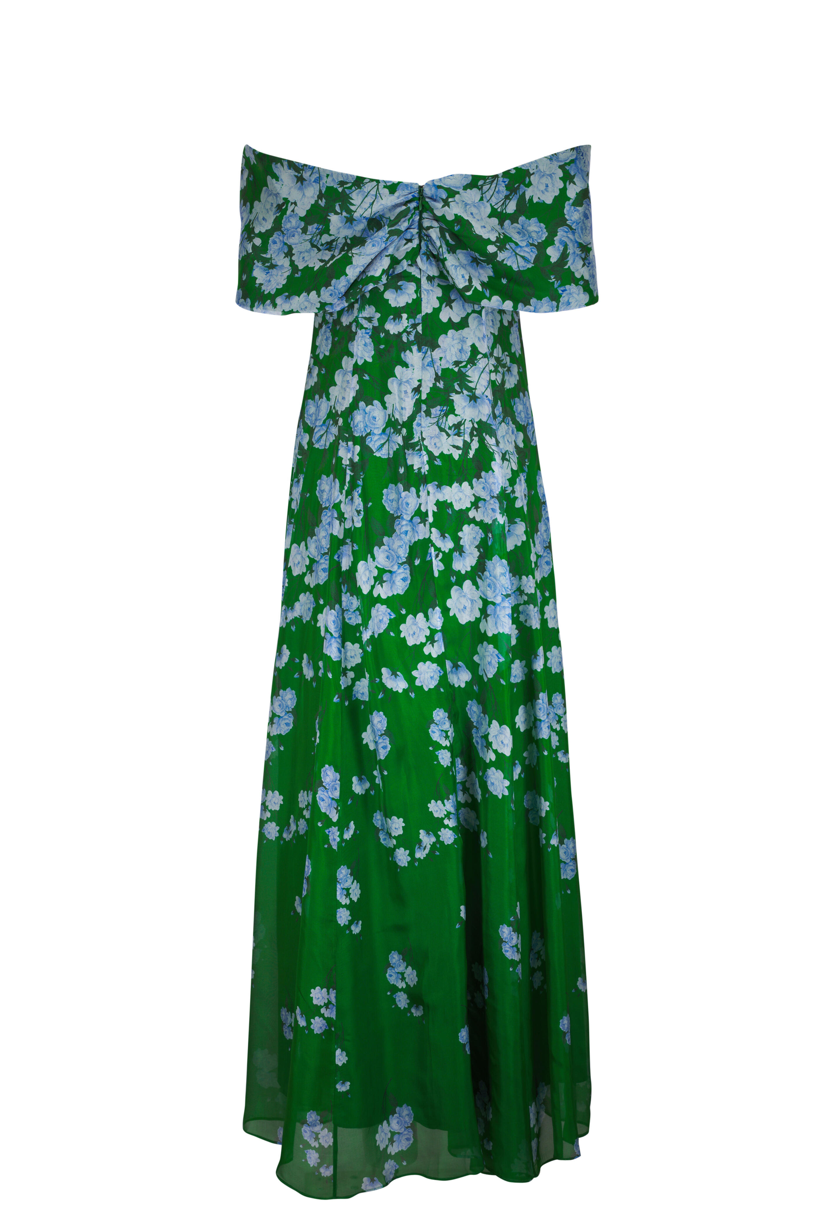 Sachin + Babi - Kennedy Kelly Green Degrade Floral Gown