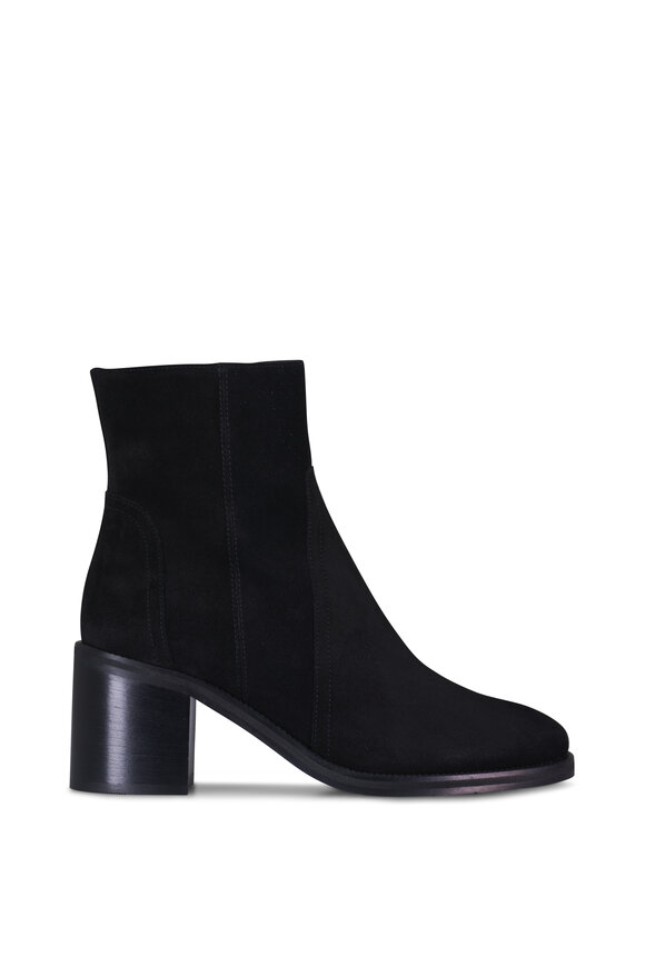 Aquatalia Janella Black Suede Bootie, 70mm - view 3