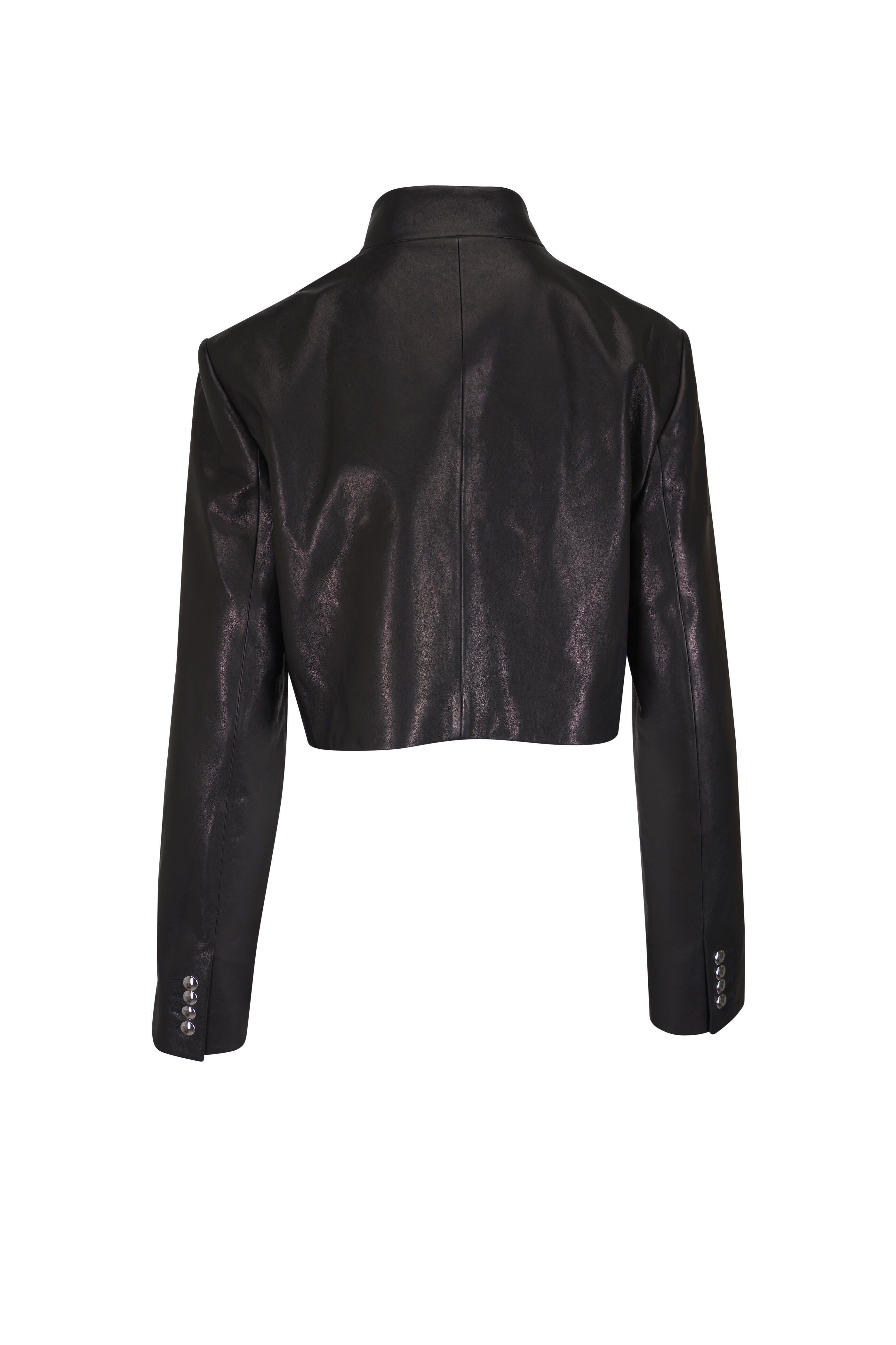 レザージャケット・コート KHAITE SAMUELSON JACKET Samuelson Jacket in Black Leather – KHAITE