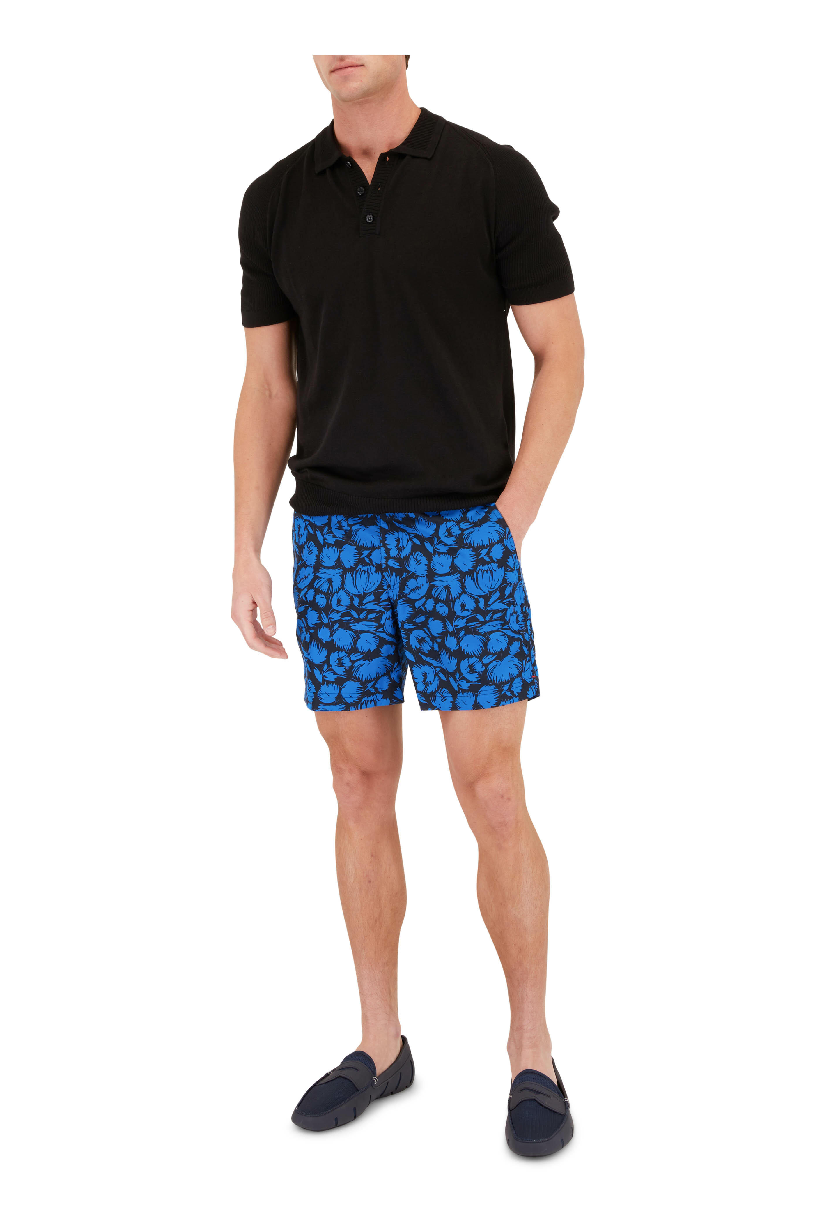 Orlebar Brown - Zack Black Silk & Cotton Blend Polo