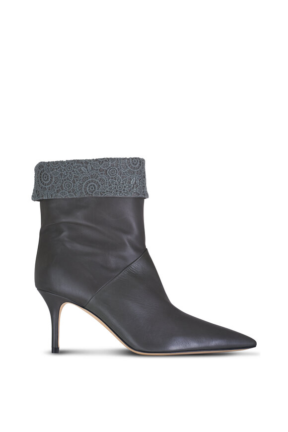 Arteana - Volterra Gray Leather Boot, 75mm