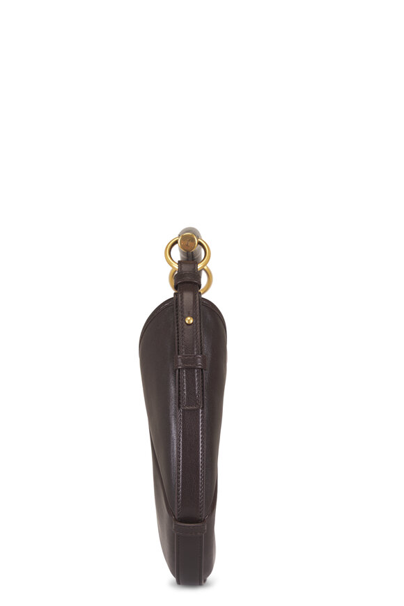 Saint Laurent Small Mombasa Santal Leather Hobo - view 5