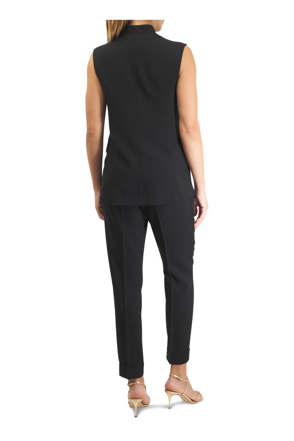 Akris Martina Black Gilet Vest - view 4
