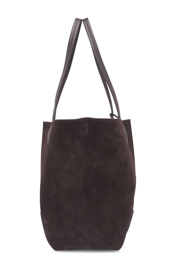 Jimmy Choo Diamond Coffee Suede Tote - view 8