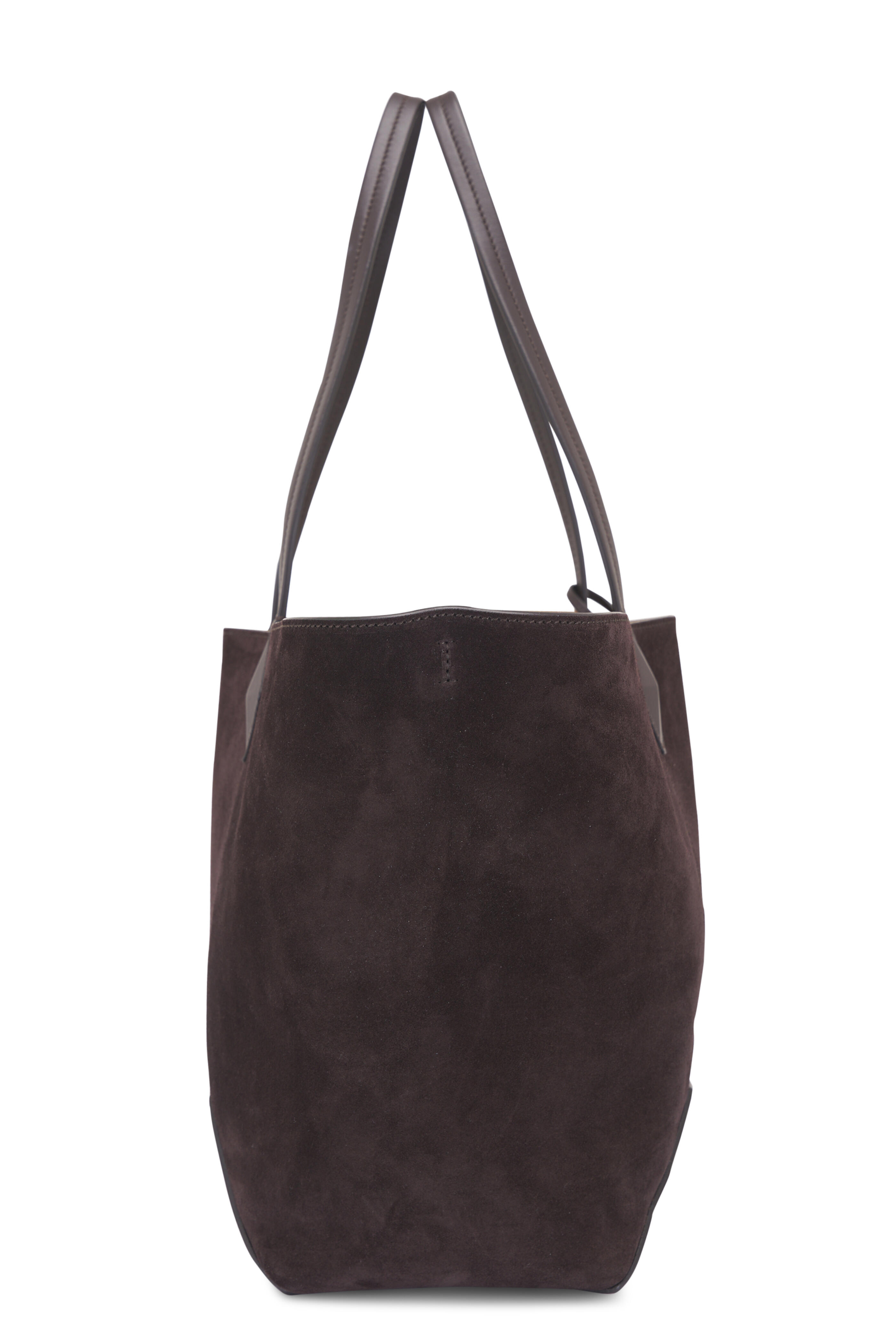Jimmy Choo - Diamond Coffee Suede Tote | Mitchell Stores