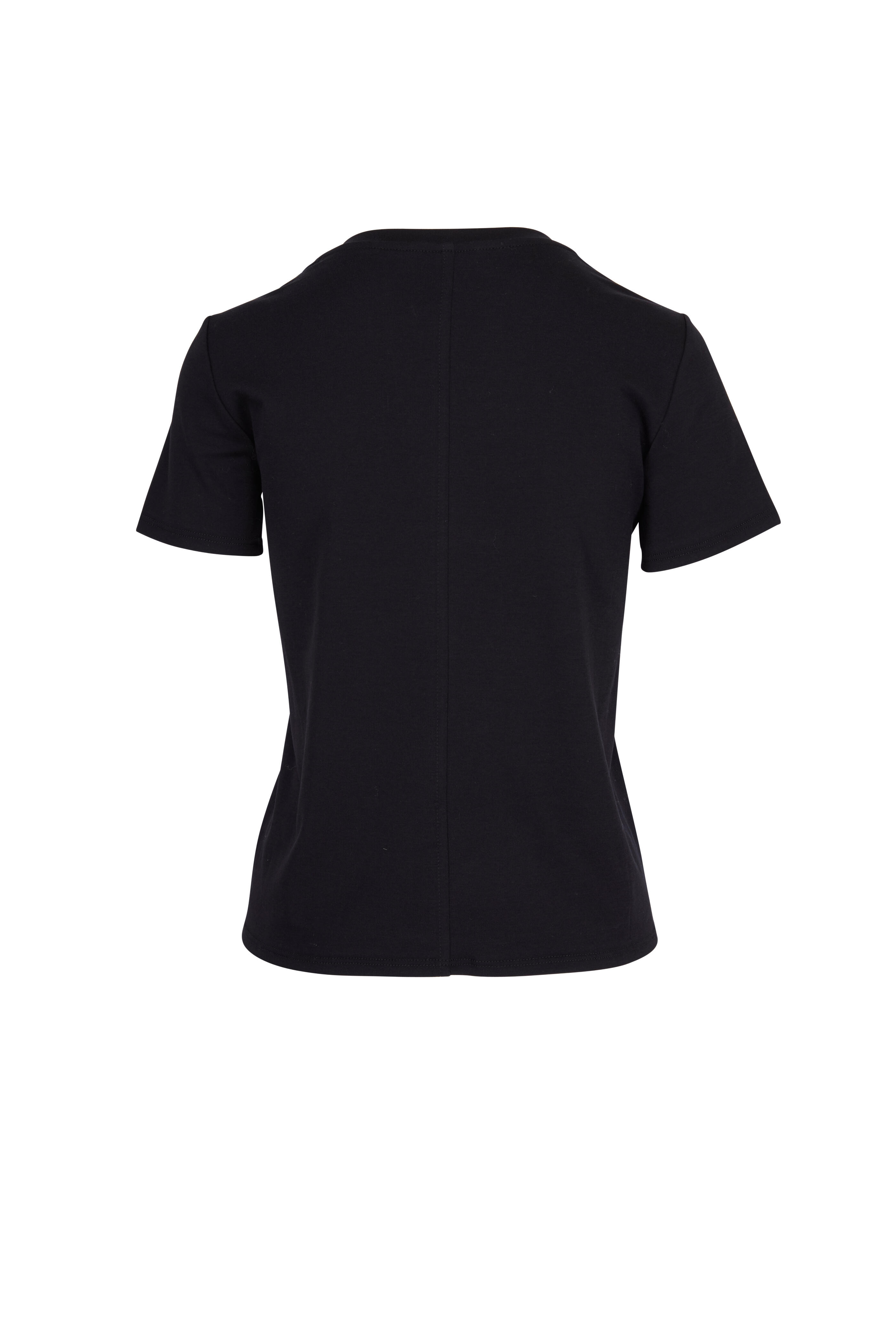 The Row Wesler Black Cotton T Shirt Mitchell Stores