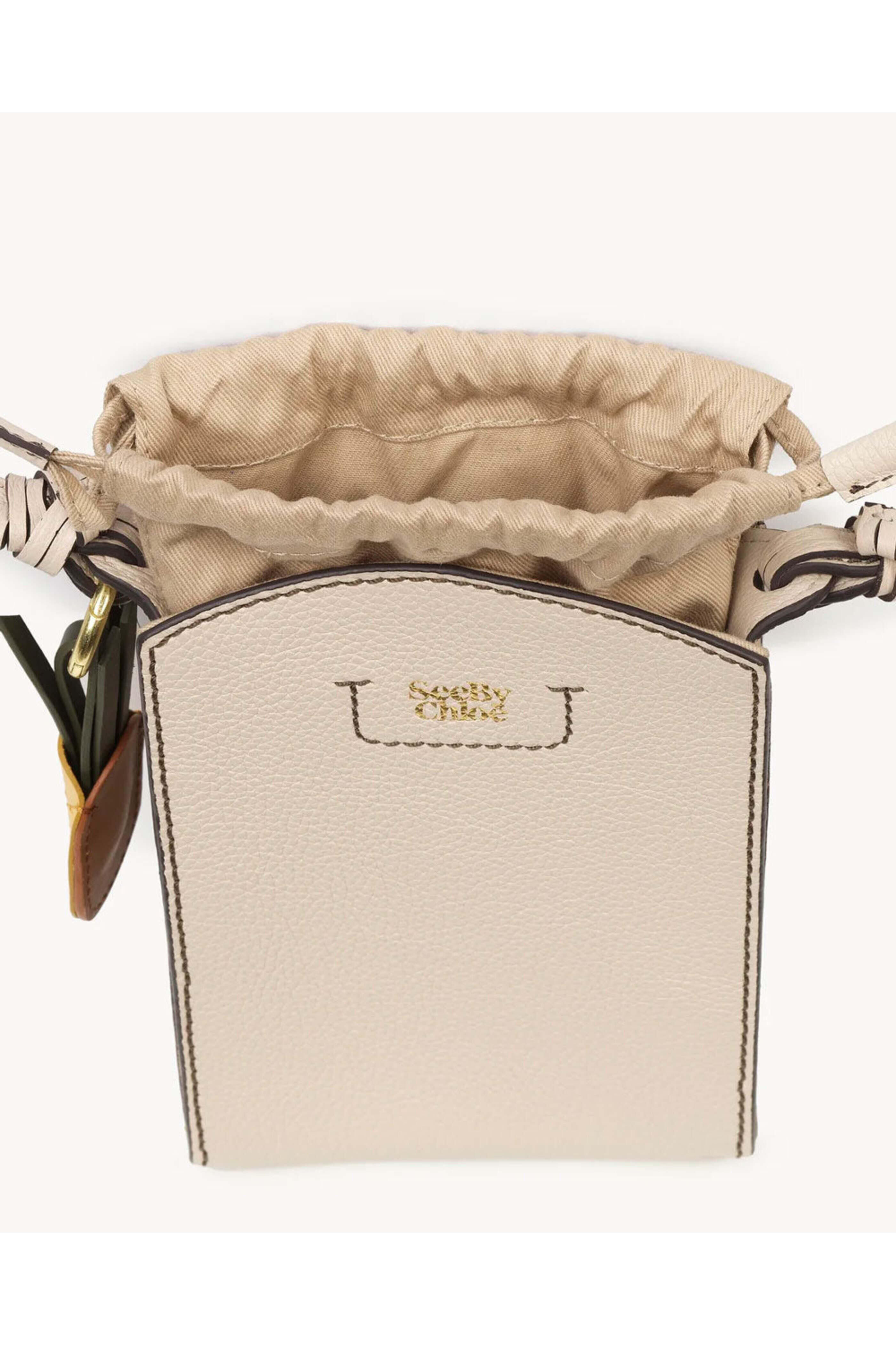 See by Chloé - Cecilya Vertical Pouch in Cement Beige
