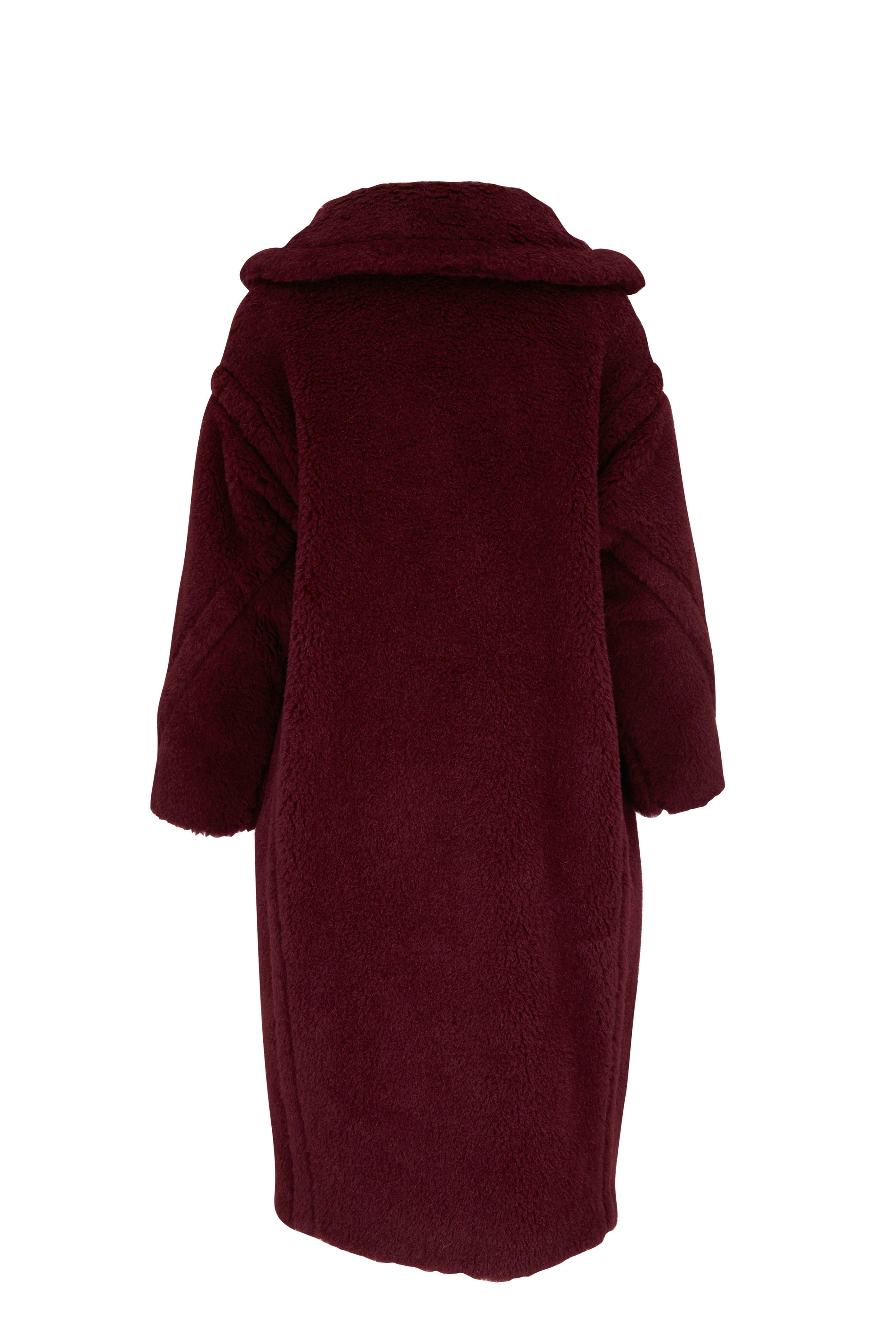 Max Mara - Arco Bordeaux Alpaca Wool Coat