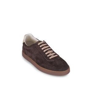 スニーカー BRUNELLO CUCINELLI Suede trainers Brunello Cucinelli - Dark Brown Suede Low Top Sneaker