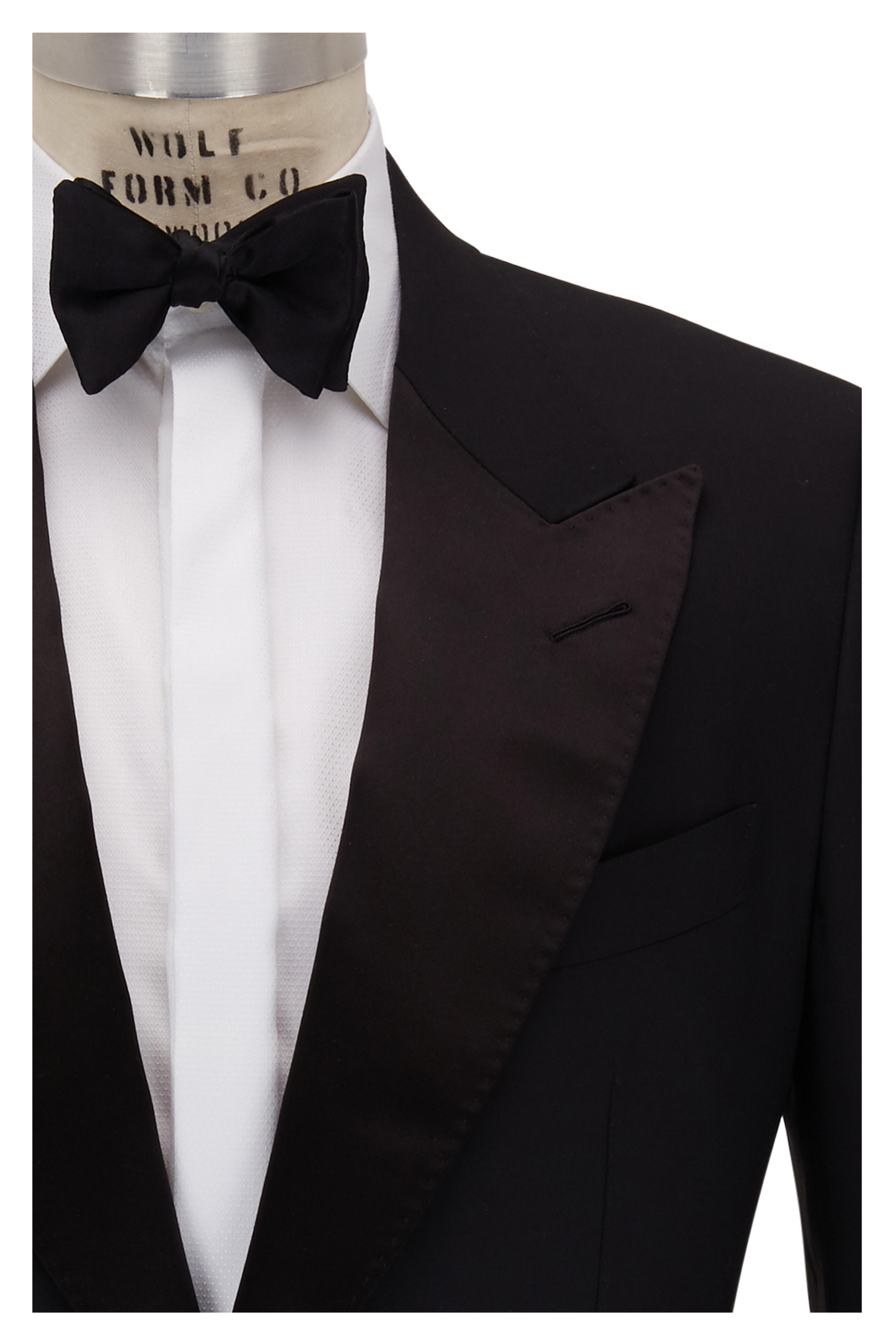 Tom Ford - Shelton Black Wool Tuxedo