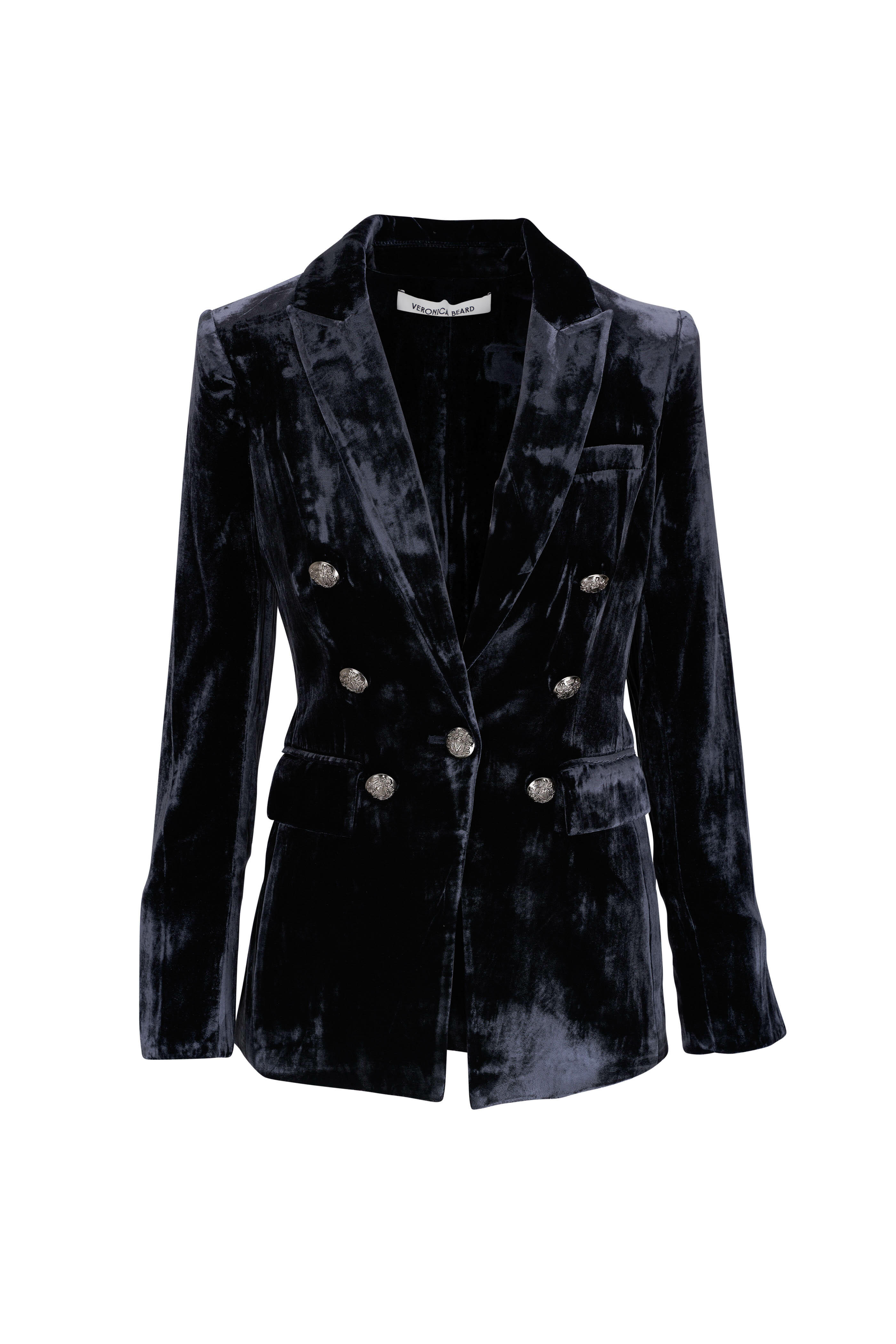 Veronica Beard - Gaya Navy Velvet Dickey Jacket | Mitchell Stores